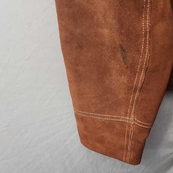 JCPenney Tan Shearling Lined Military Jacket Stranger Things Billy Malboro Man - Picture 15 of 15